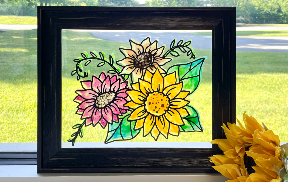 Painted Glass Art