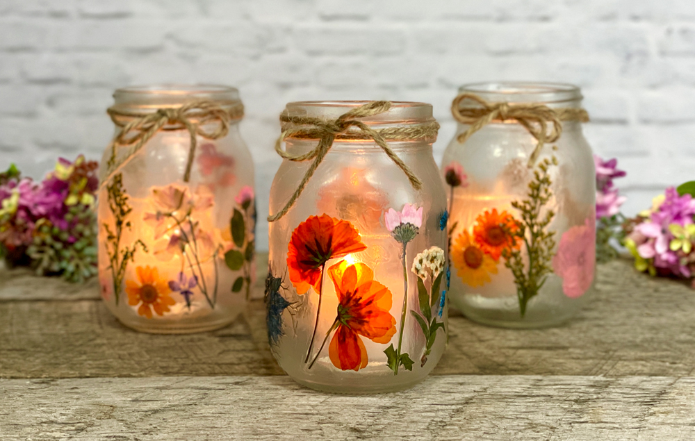 Pressed Flower Lantern — My Moonstone Kitchen