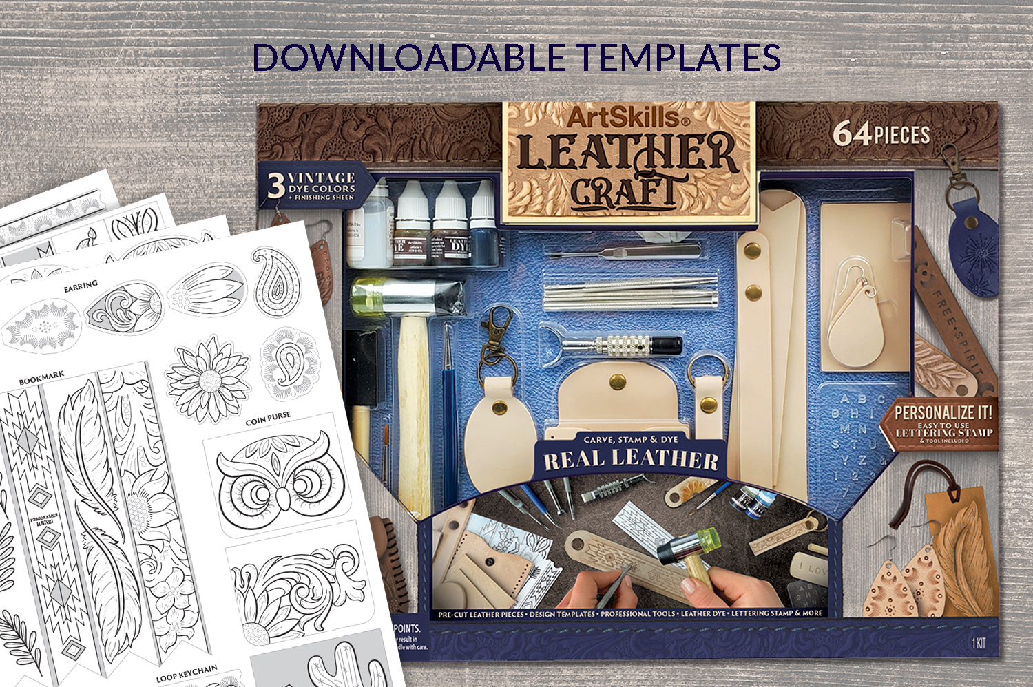 Leather Crafting Kit Art Instructions