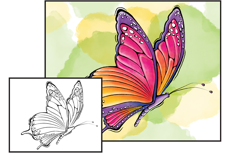 Watercolor - Butterfly