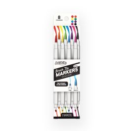 Hand Made Modern Paint Brush Markers - 8 count