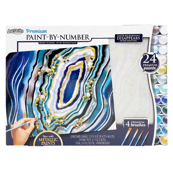 ArtSkills Geode Paint by Number Kit: Create Your Own Stunning Masterpiece!