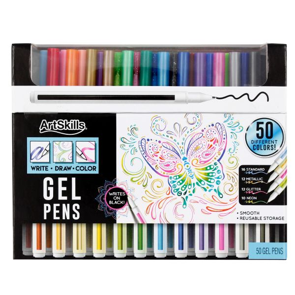 TGIF 8-in-1 Glitter Multi colors Gel Pens for Kids Coloring Pens Spiral Art  graph Pen Artist Gel Pen Sparkle Pen for Kids Arts Pen (Multicolor
