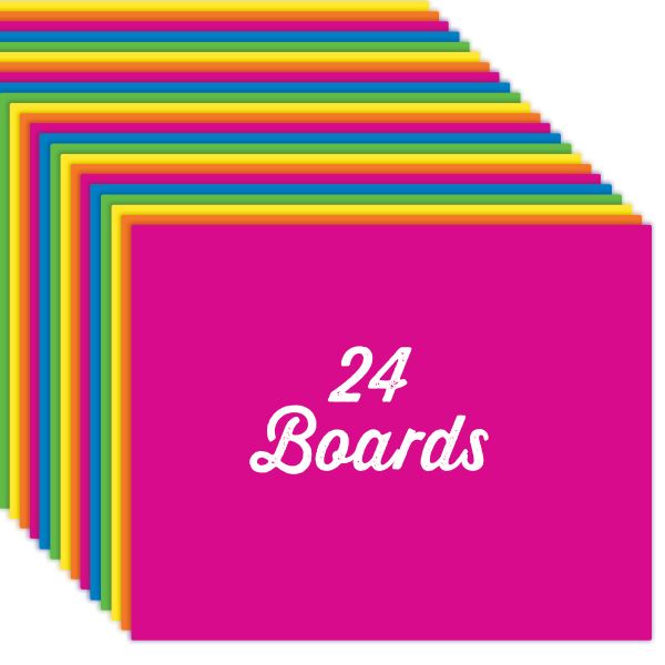 25 Wholesale 22 X 28 Fluorescent Red Poster Board
