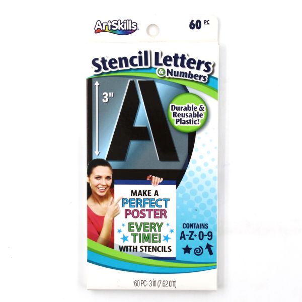 ArtSkills 72pc Letters & Numbers Glitter Stickers