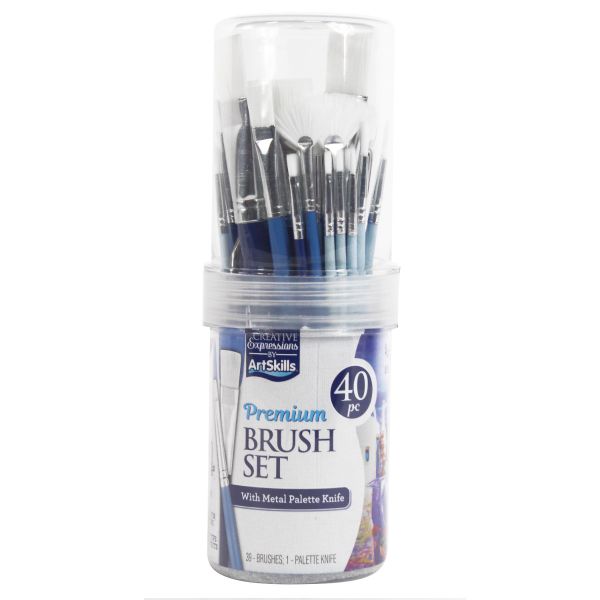 High Quality Set Artist Brushes Watercolor, Acrylic, Oil more.