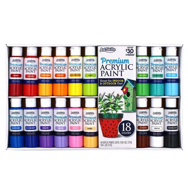 ArtSkills Unisex Acrylic Paint Pouring Art Activity Kit for Youth or Adults  Ages 12+ 