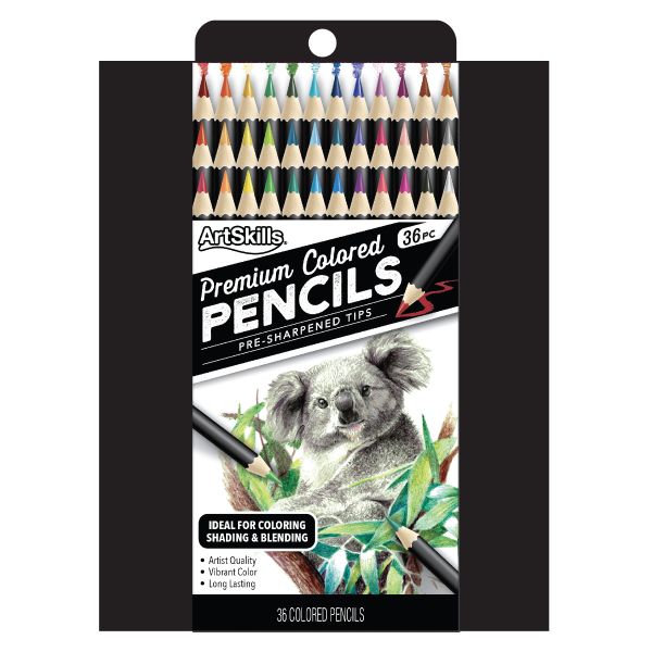 Prang Colored Pencil 36 Color Set 3.3 mm Homeschool Art Crafts Bright  Blendable