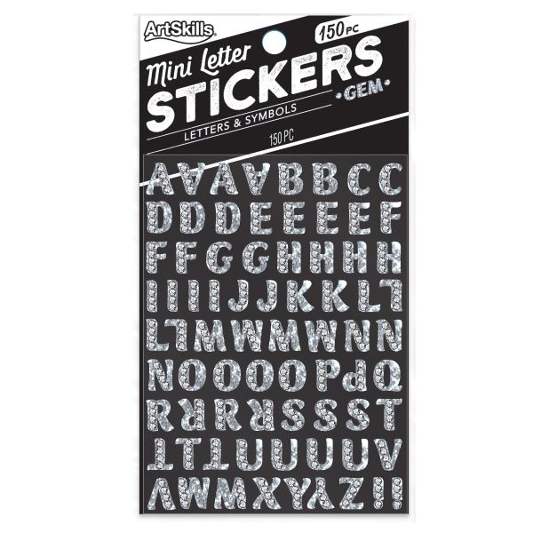 Black Glitter Alphabet Stickers by Recollections™